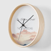 Sunset Waterverf Mountain Wedding Decor (Hoek)