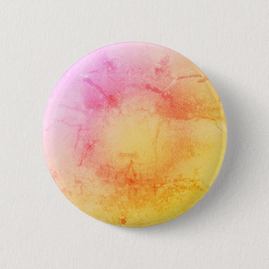 Sunset Waterverf Pin Button (Voorkant)