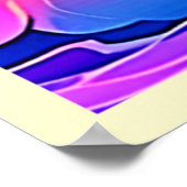 Sunset Waves: levendige kustdroom Poster (Hoek)