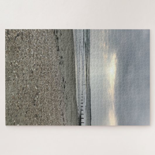 Sunset West Wittering Beach Chichester Sussex UK Legpuzzel (Horizontaal)
