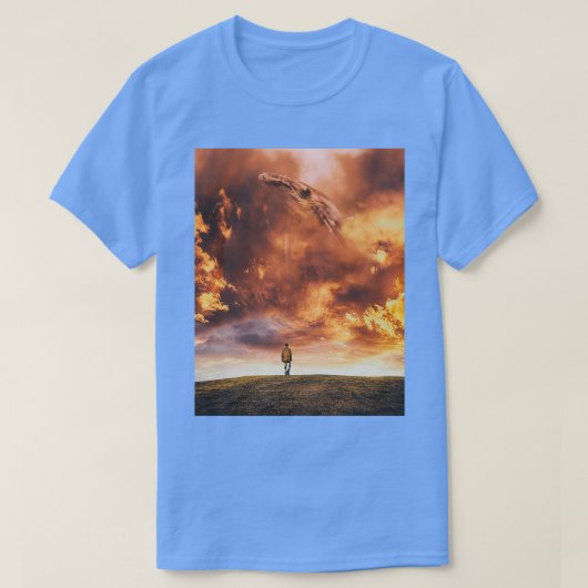 Sunset Whale 4 T-shirt (Design voorkant)