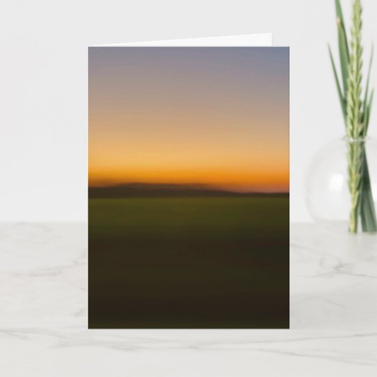 Sunset while passing through southern Illinois Kaart (Voorkant)