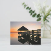 Sunset with Reflections Briefkaart (Staand voorkant)