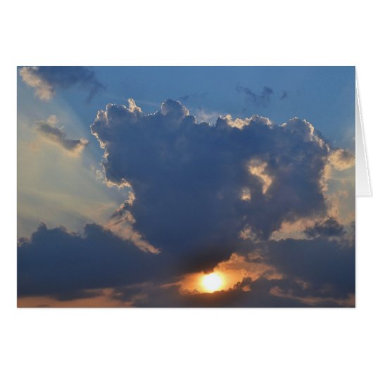 Sunset with Teacup Cloud Formation by STaylor (Voorkant Horizontaal)