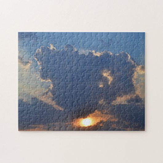 Sunset with Teacup Cloud Formation by STaylor Legpuzzel (Horizontaal)