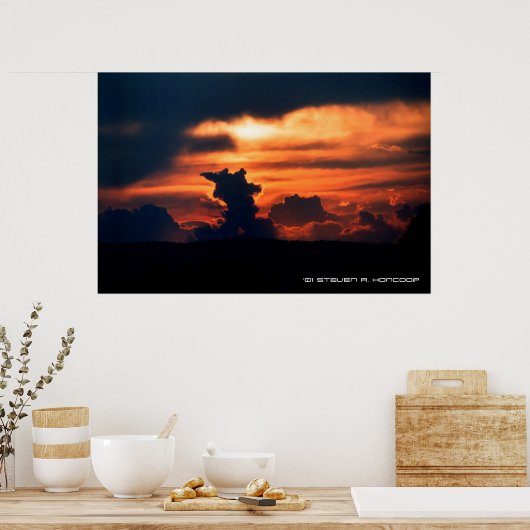 Sunset X Poster (Keuken)