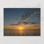 Sunset Zee Briefkaart (Voorkant)