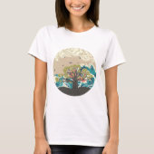 Sunset zee en Baobab-boom T-shirt (Voorkant)