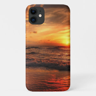 Sunset Zee golven iPhone 11 Hoesje
