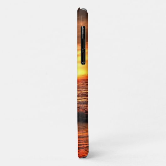 Sunset Zee golven Case-Mate iPhone Case (Achterkant/links)