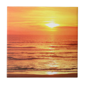 Sunset Zee Tegeltje