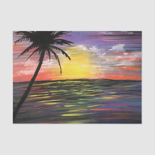 Sunset Zee Tissuepapier (Voorkant)