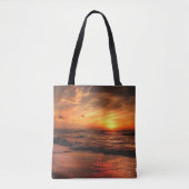 Sunset Zee Waves Draagtas (Voorkant)