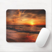 Sunset Zee Waves Muismat (Met muis)