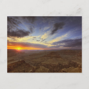 Sunset, zuidrand van de Grand Canyon, Grand Briefkaart