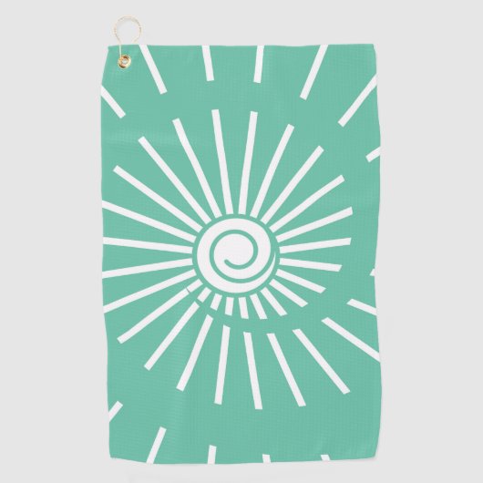 Sunshine 12 golfhanddoek (Voorkant)