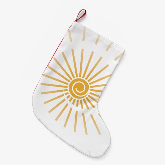 Sunshine 1 kleine kerstsok (Voorkant (Hangend))