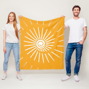 Sunshine 2 fleece deken