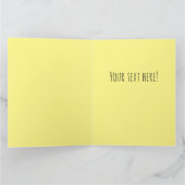 Sunshine Aangepast bericht Bedankkaart (Binnen)