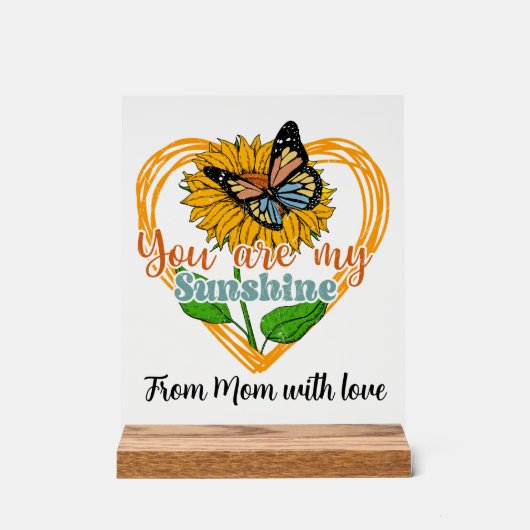 Sunshine ajouter un papillon de sentiment de texte (Recto)