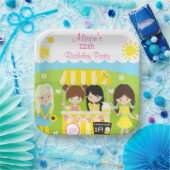 Sunshine and Lemonade Birthday Papieren Bordje (Feest)