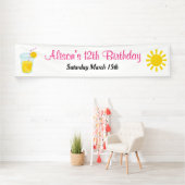 Sunshine and Lemonade Birthday Spandoek (Insitu)