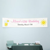 Sunshine and Lemonade Birthday Spandoek (Beurs)
