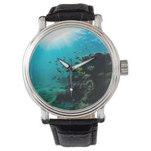 Sunshine and Tropical Fish Horloge