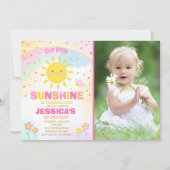 Sunshine Anniversaire Invitation Little Sunshine P (Devant)