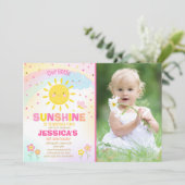 Sunshine Anniversaire Invitation Little Sunshine P (Debout devant)