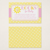 Sunshine Apporter un livre Demande bébé fille Douc (Devant & derrière)