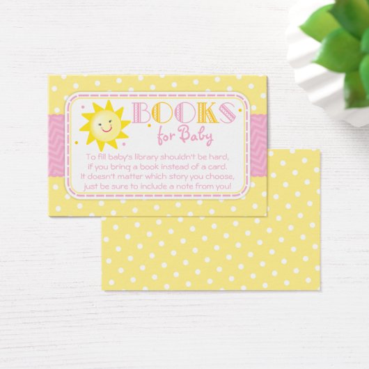 Sunshine Apporter un livre Demande bébé fille Douc (Bureau)