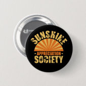 "Sunshine Appreciation Society" Button (Voorkant /achterkant)