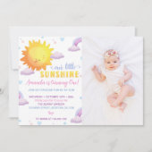 Sunshine Arc-en-ciel Invitation photo (Devant)