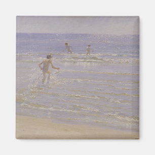 Sunshine at Skagen: Boys Swimming, 1892 Magneet
