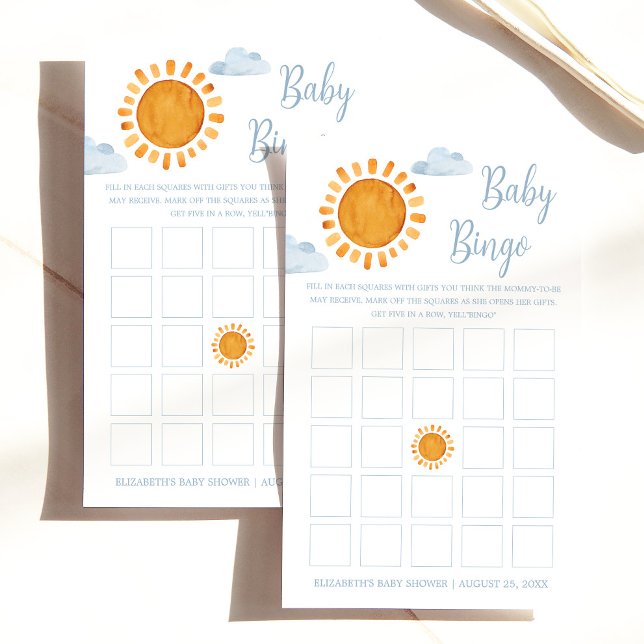 Sunshine Baby Bingo (Creator heeft geüpload)