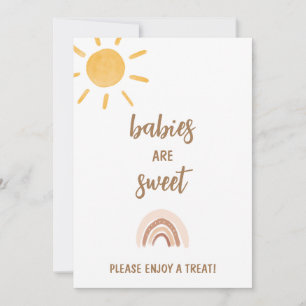Sunshine Baby shower Baby's zijn lief Kaart