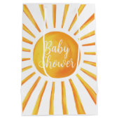 Sunshine Baby shower geschenktas Medium Cadeauzakje (Achterkant)