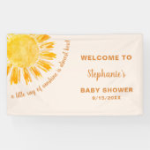 Sunshine Baby shower Spandoek (Horizontaal)
