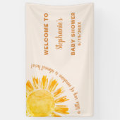 Sunshine Baby shower Spandoek (Verticaal)
