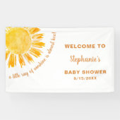 Sunshine Baby shower Spandoek (Horizontaal)
