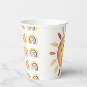 Sunshine baby shower welkom papieren bekers (Rechts)