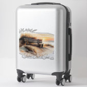 Sunshine Beach Ocean Sunset Sticker (Koffer)