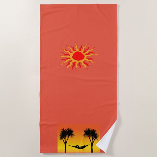 Sunshine Beach Towel Strandlaken (Voorkant)