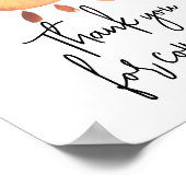 Sunshine Bedankt voor je komst Poster (Hoek)