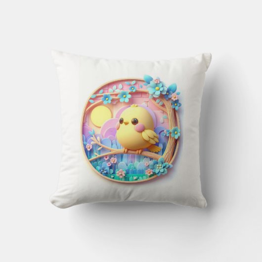 Sunshine Birdie Baby Coussin (Recto)