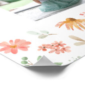 Sunshine Birthday First Year Foto Milestone Poster (Hoek)