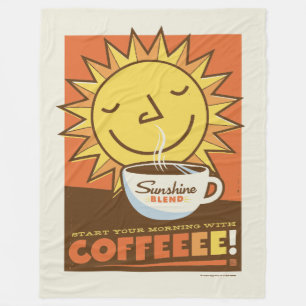 Sunshine Blend Coffee Fleece Deken
