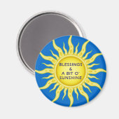 Sunshine Blessings Magnet Magneet (Voorkant / Achterkant)