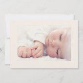 Sunshine Boho 2 foto Baby Aankondiging (Achterkant)